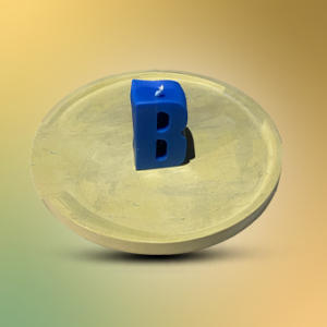 Alphabet Candle Wihout Tray