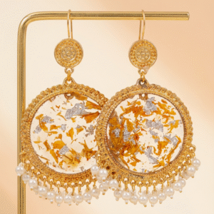 Golden Aura Jhumka